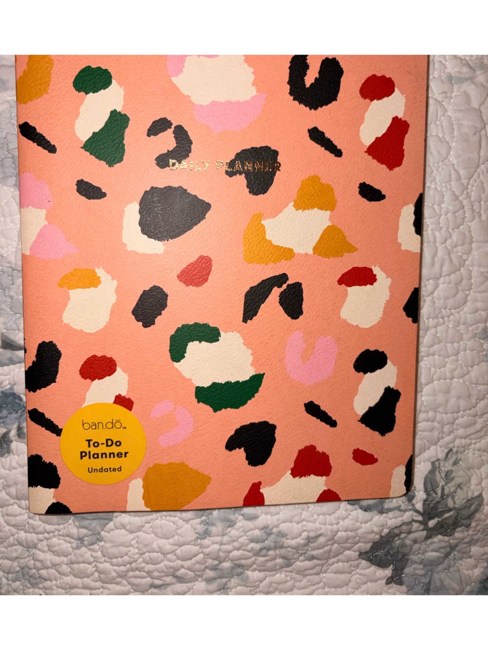 *BRAND NEW* Ban.do Leopard Coral Daily To- Do Planner